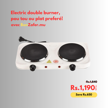 Electric Double Burner