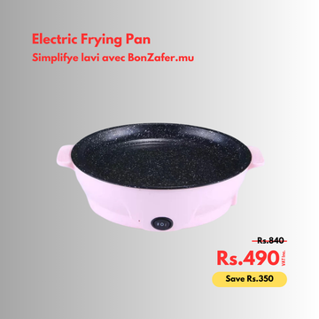 Electric Frying Pan (Pink)