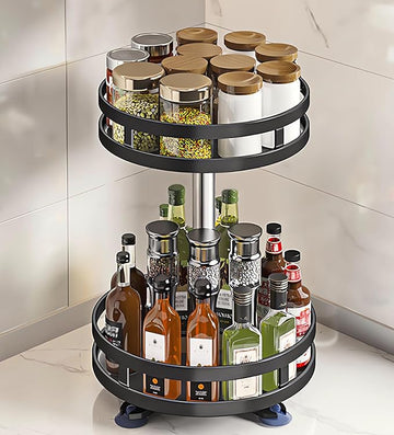 Spice Rack Organizer, 2 Tier Kitchen Spice Rack