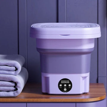 Compact Fully Automatic 8L Foldable Mini Washing Machine