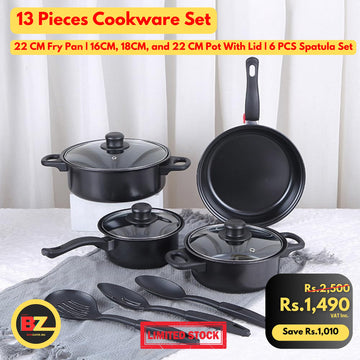 Premium 13-Piece Nonstick Cookware Set