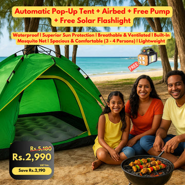 New Tent bundle + Free Torch + Free Pump