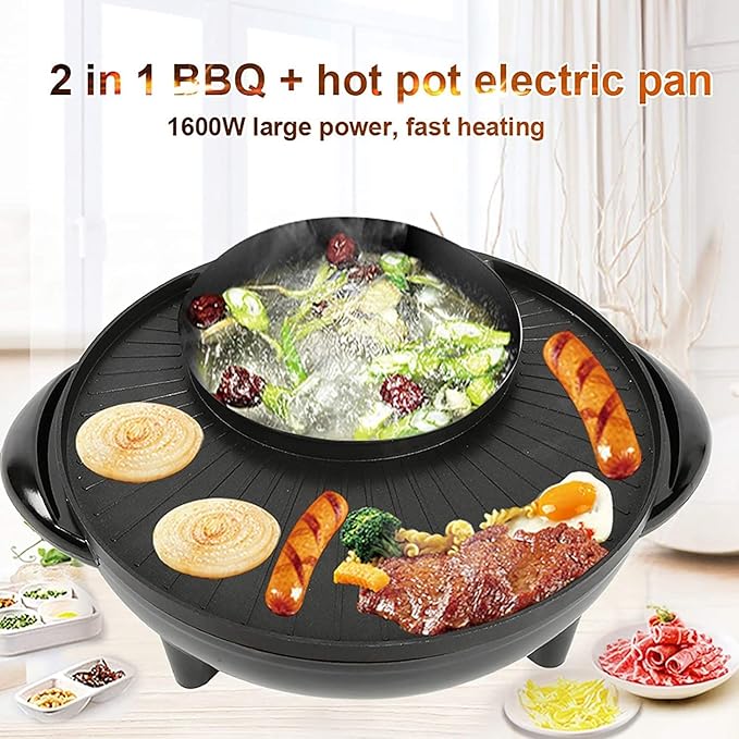 2 in 1 Grill and Hot Pot