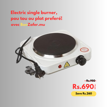 Electric Single Burner