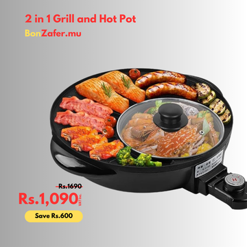 2 in 1 Grill and Hot Pot