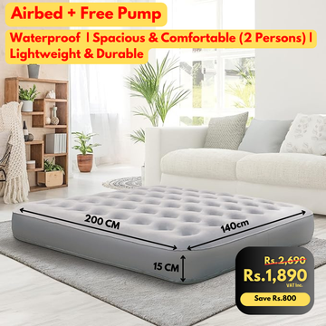 Airbed + Free Pump