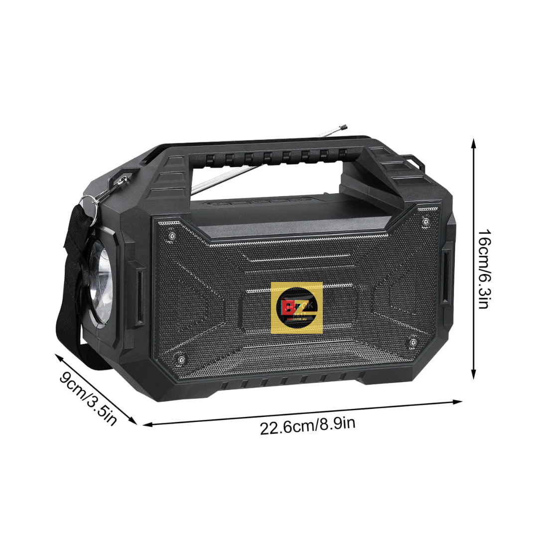 Wireless Speaker With Torch And Radio